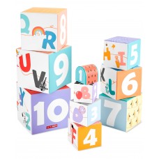  Cuburi de joaca "Bebe si Alfabetul"